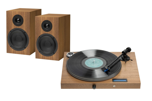 Купить Виниловый проигрыватель PRO-JECT SET JUKEBOX S2 + SPEAKER BOX 5 S2 WALNUT